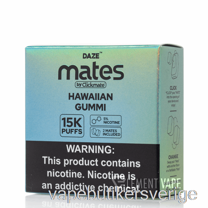 Vape Sverige 7 Daze Mate Pods Hawaiian Gummi